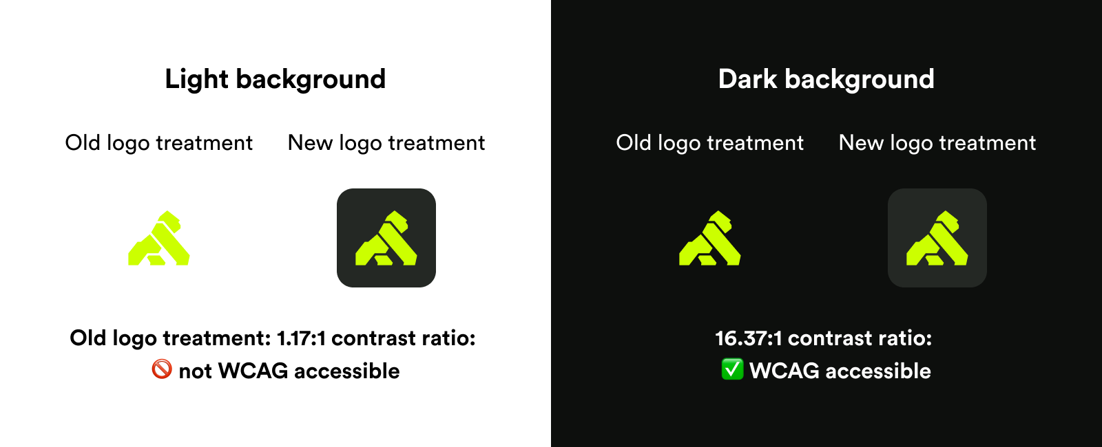 Kong logo treatment across light and dark backgrounds